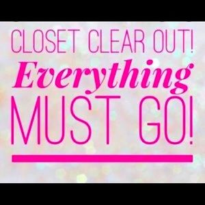 FEEL FREE TO POST ANYTHING IN MY CLOSET AND MAKE OFFERS